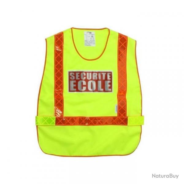 Gilet d'identification Scurit cole - Jaune / Taille unique