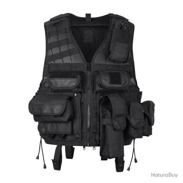 Gilet d'intervention GK Pro Modulable Police - Noir