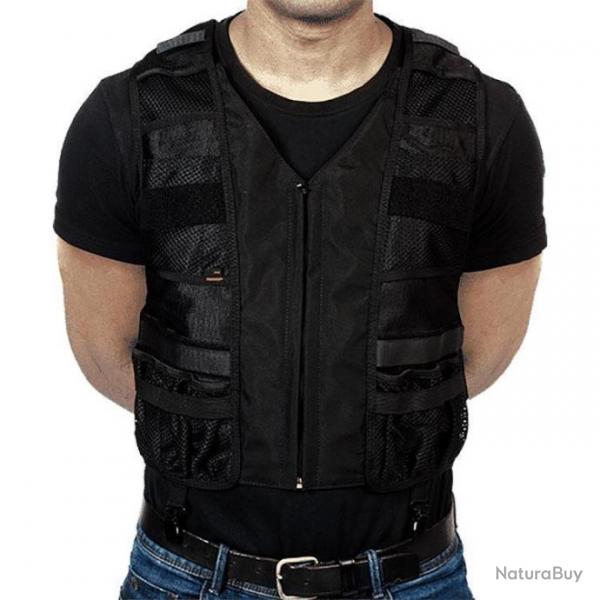 Gilet d'intervention GK Pro Tactiknight Discret - Noir / Taille unique