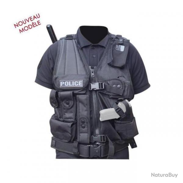 Gilet d'intervention Patrol Equipement Force Intervention T - Noir / Gaucher