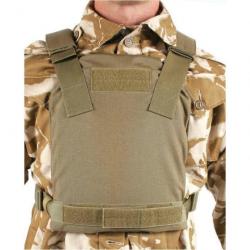 Gilet porte-plaques Blackhawk Low Vis - Coyote / L