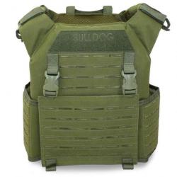 Gilet porte-plaques Bulldog Tactical Gear Kinetic - Vert olive / M (76 - 99 cm) / Non