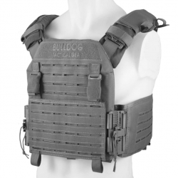 Gilet porte-plaques Bulldog Tactical Gear QR Kinetic - Gris / M (76 - 99 cm)