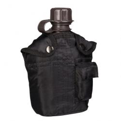 Gourde Mil-Tec Water Bottle + Cover - Noir