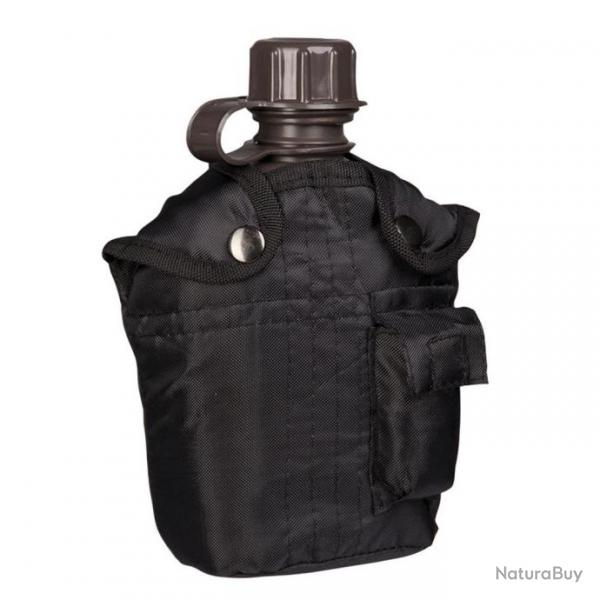 Gourde Mil-Tec Water Bottle + Cover - Noir