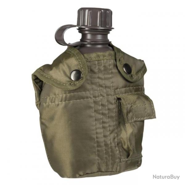 Gourde Mil-Tec Water Bottle + Cover - Vert olive