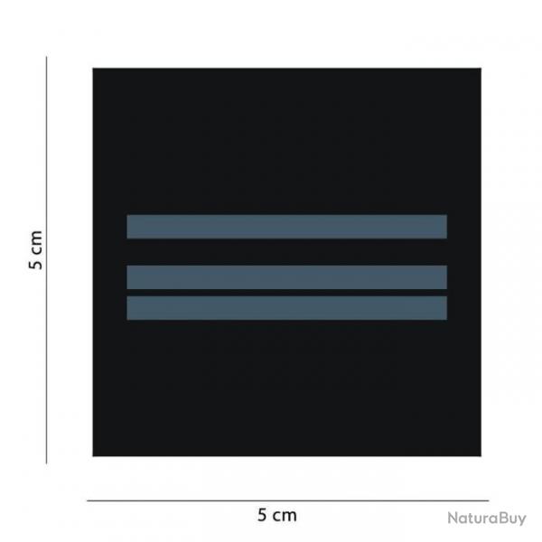 Grade de gendarmerie basse visibilit BK - Noir / Major