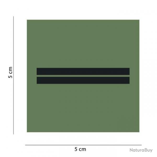 Grade Gendarmerie Basse Visibilit VO - Vert olive / Adjudant / Adjudant Chef