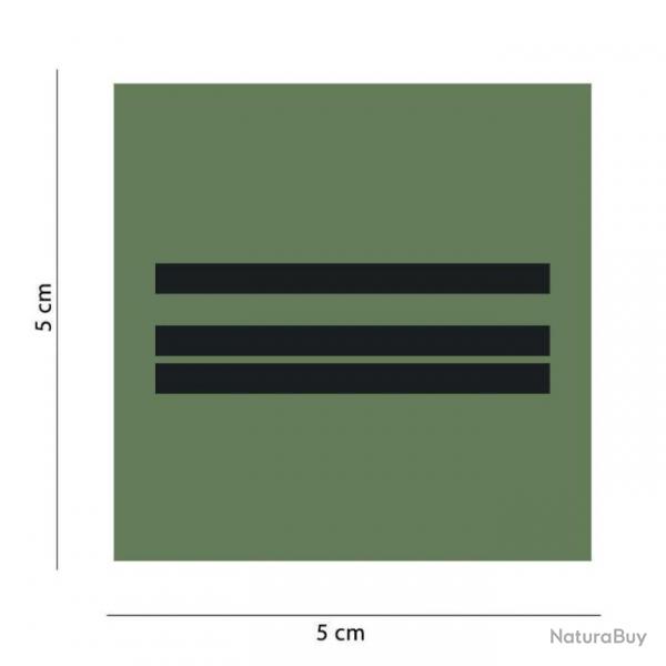 Grade Gendarmerie Basse Visibilit VO - Vert olive / Major