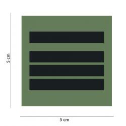 Grade Gendarmerie Basse Visibilité VO - Vert olive / Commandant