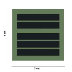 Grade Gendarmerie Basse Visibilité VO - Vert olive / Lieutenant-Colonel / Colonel