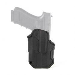 Holster Blackhawk T-Series L2C LB Glock 17/19 avec lampe - Noir / Glock 17 / 19 avec lampe TLR7 ou T