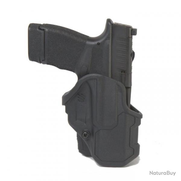 Holster Blackhawk T-Series L2C sans lampe - Noir / Glock 26 - Droitier