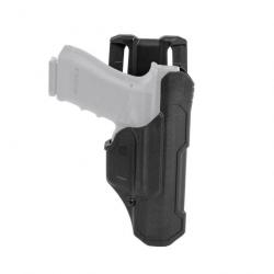 Holster Blackhawk T-Series L2D - Noir / Glock 17 / 19 / 22 / 23 / 31 / 32 / 45 / 47 / Droitier