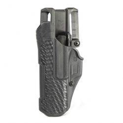 Holster Blackhawk T-Series L2D BW - Noir / Glock 17/19 - Droitier