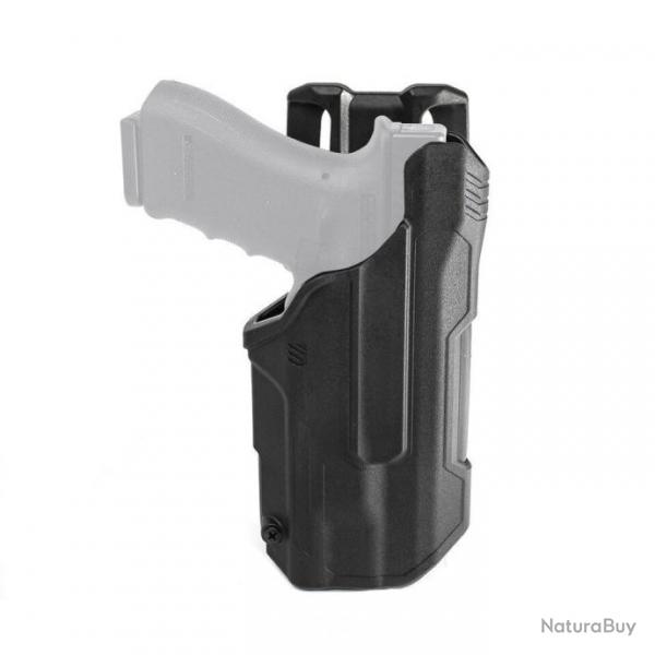 Holster Blackhawk T-Series L2D LB Duty - Noir / Glock 17 / 20 / Gaucher