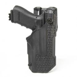 Holster Blackhawk T-Series L3D LB BW - Noir / Glock 17/19 TLR 1/2 - Gaucher