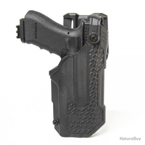 Holster Blackhawk T-Series L3D LB BW - Noir / Sig P320/P250 TLR 1/2 - Gaucher