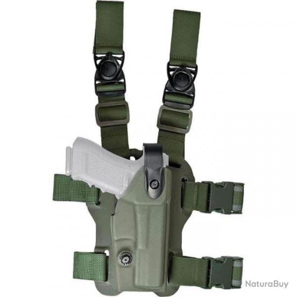 Holster de cuisse Vega PTP - Vert / HK USP / Droitier