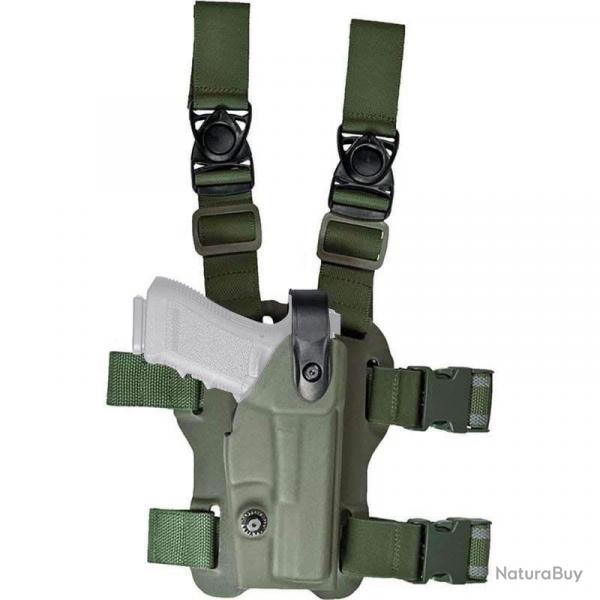 Holster de cuisse Vega PTP - Vert / PAMAS G1, Beretta 92 / 96 / Droitier