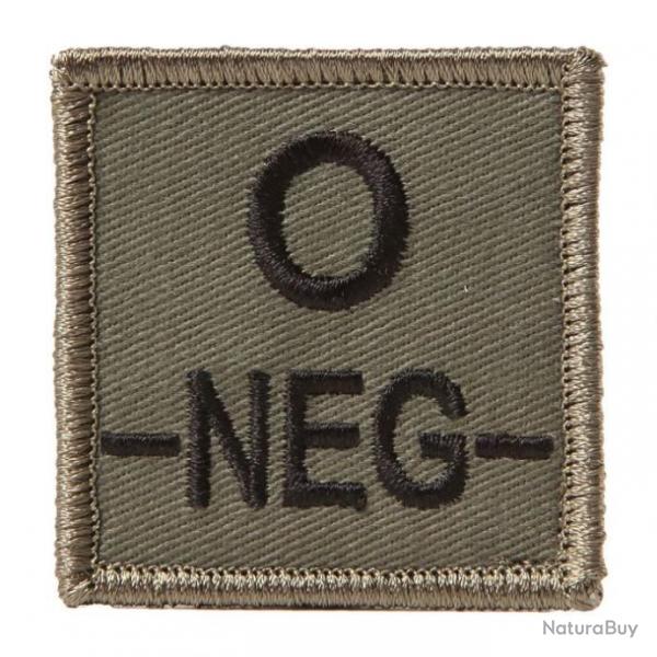 Identifiant de groupe sanguin Ares Velcro - Vert olive / O-