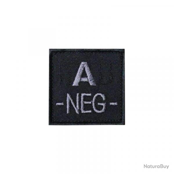 Identifiant de groupe sanguin Low Visibility BK - Noir / A -