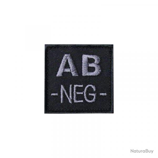 Identifiant de groupe sanguin Low Visibility BK - Noir / AB -