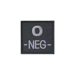 Identifiant de groupe sanguin Low Visibility BK - Noir / O -