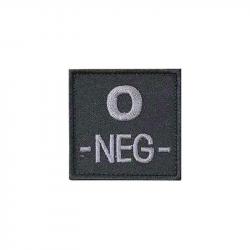 Identifiant de groupe sanguin Low Visibility BK - Noir / O -