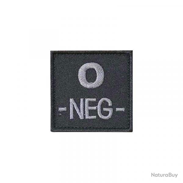 Identifiant de groupe sanguin Low Visibility BK - Noir / O -