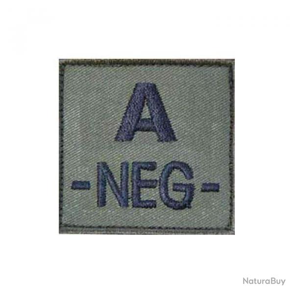 Identifiant de groupe sanguin Low Visibility VO - Vert olive / A -