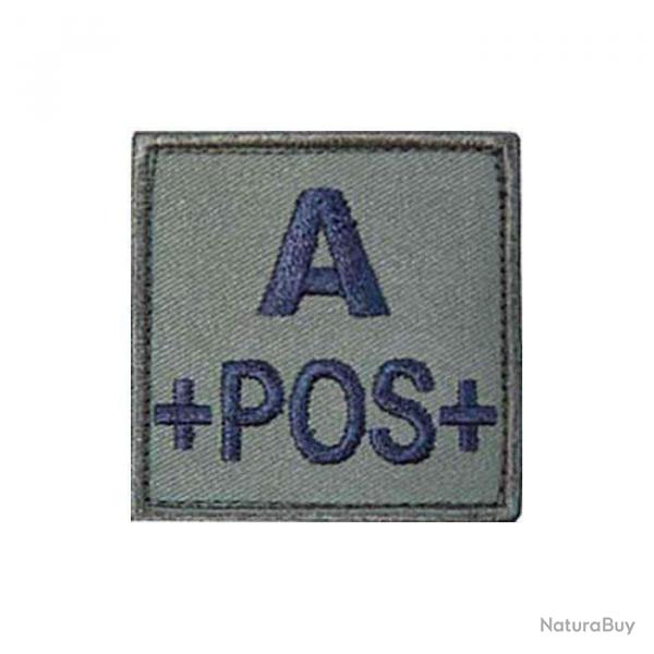 Identifiant de groupe sanguin Low Visibility VO - Vert olive / A +