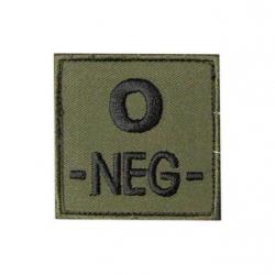 Identifiant de groupe sanguin Low Visibility VO - Vert olive / O -