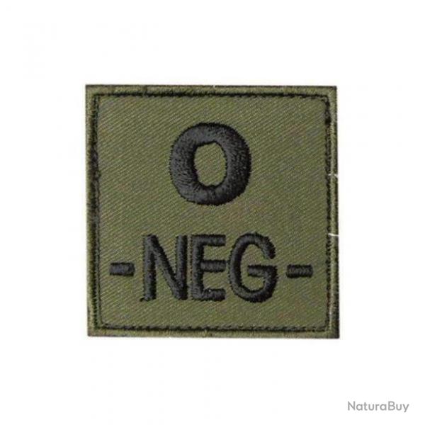 Identifiant de groupe sanguin Low Visibility VO - Vert olive / O -