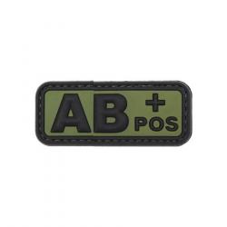 Identifiant de groupe sanguin Mil-Spec ID - Vert olive / AB +