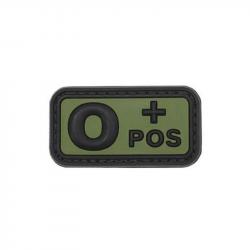Identifiant de groupe sanguin Mil-Spec ID - Vert olive / O +