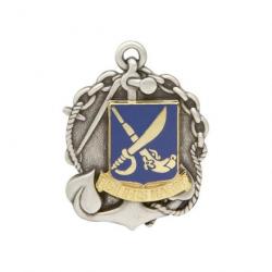 Insigne de béret Argent Fusilier Marin - Argent