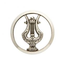 Insigne de béret Argent Musique - Argent