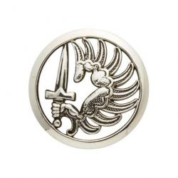 Insigne de béret Argent Para Métro DMB Products - Argent