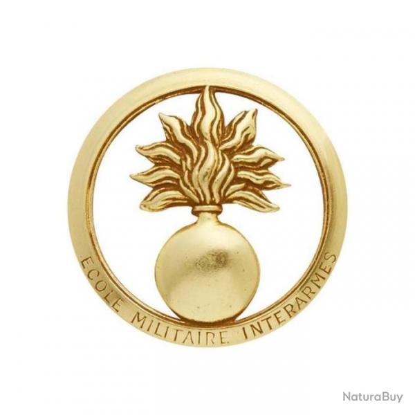 Insigne de bret modle Or Ecole militaire Interarme - Or