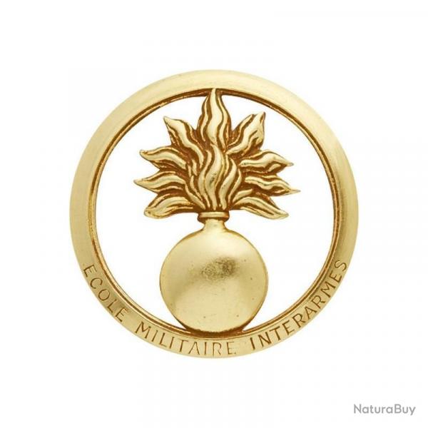 Insigne de bret modle Or Ecole militaire Interarme - Or