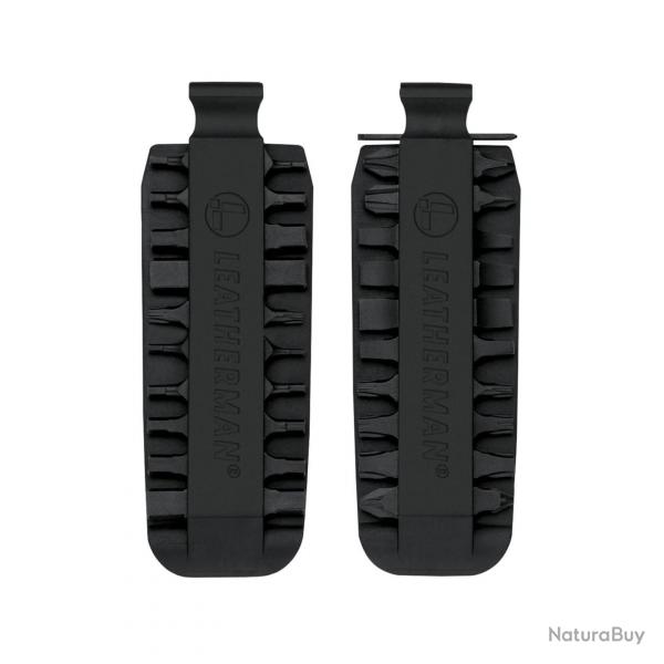 Kit 21 embouts rversibles Leatherman - Noir