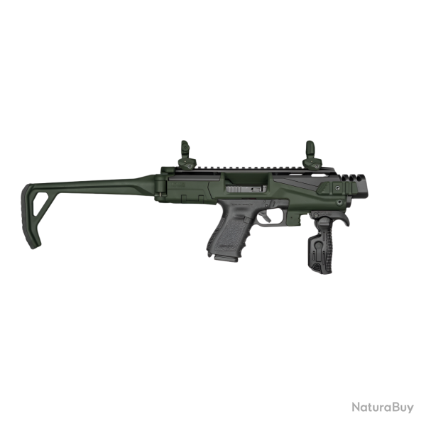 Kit de conversion KPOS Scout Advanced FAB Defense pour Glock et Sig - Vert olive / Glock 17/19
