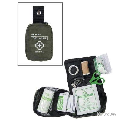 Mil-Tec Poche IFAK Laser Cut VA Olive - Kit De Premiers Secours Portable Pour Adultes - 13491001 - Taille Unique