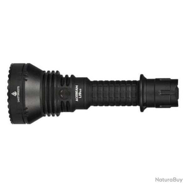 Lampe torche AceBeam L19 2.0 Long Range - 2200 lm / 1083 m - Noir