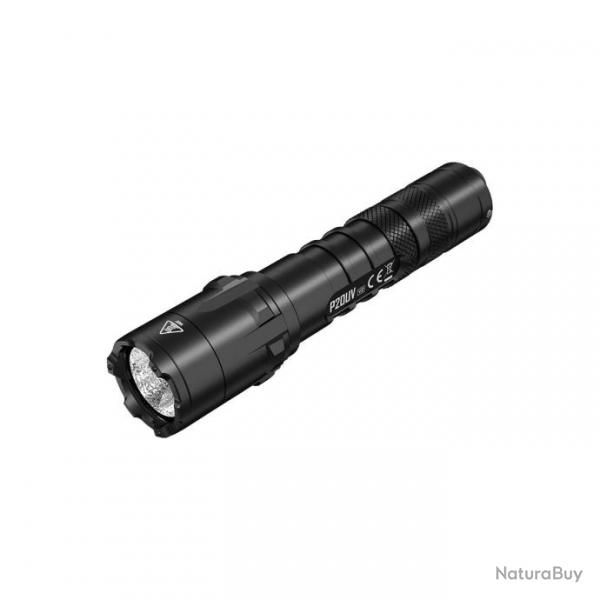 Lampe torche Nitecore Precise 20UV V2 1100 lm - Noir