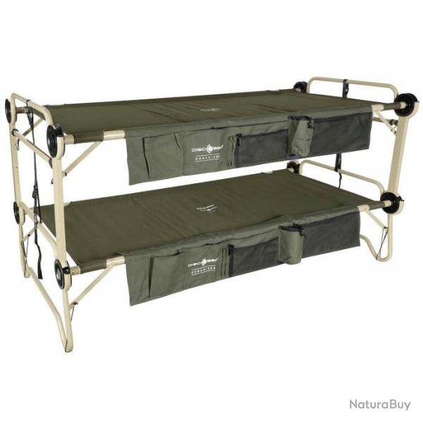 Lit de camp Disc-O-Bed Arm-O-Bunk - Vert Olive