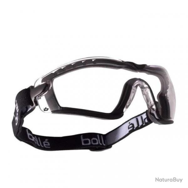 Lunettes Boll Safety SI Cobra + Elastique - Transparent