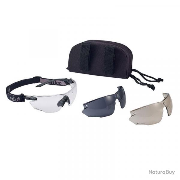 Lunettes Boll Safety SI Kit Combat - Neutre / Fum / CSP