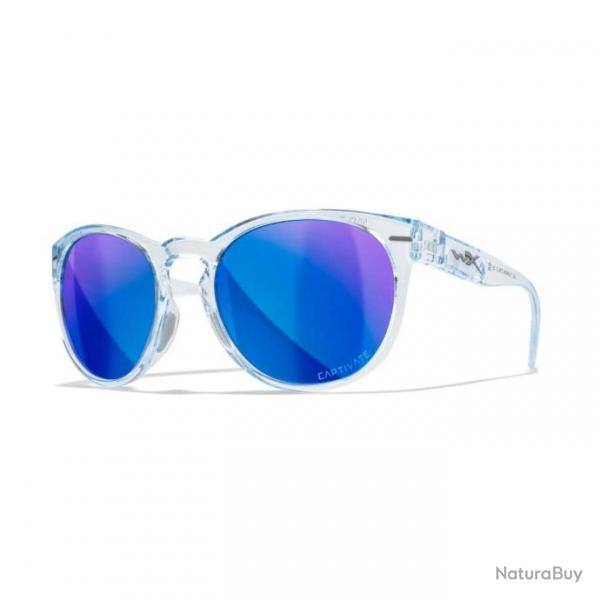 Lunettes Wiley X - Polaris Bleu Miroir Fum / Crystal Light Sapphire Blue